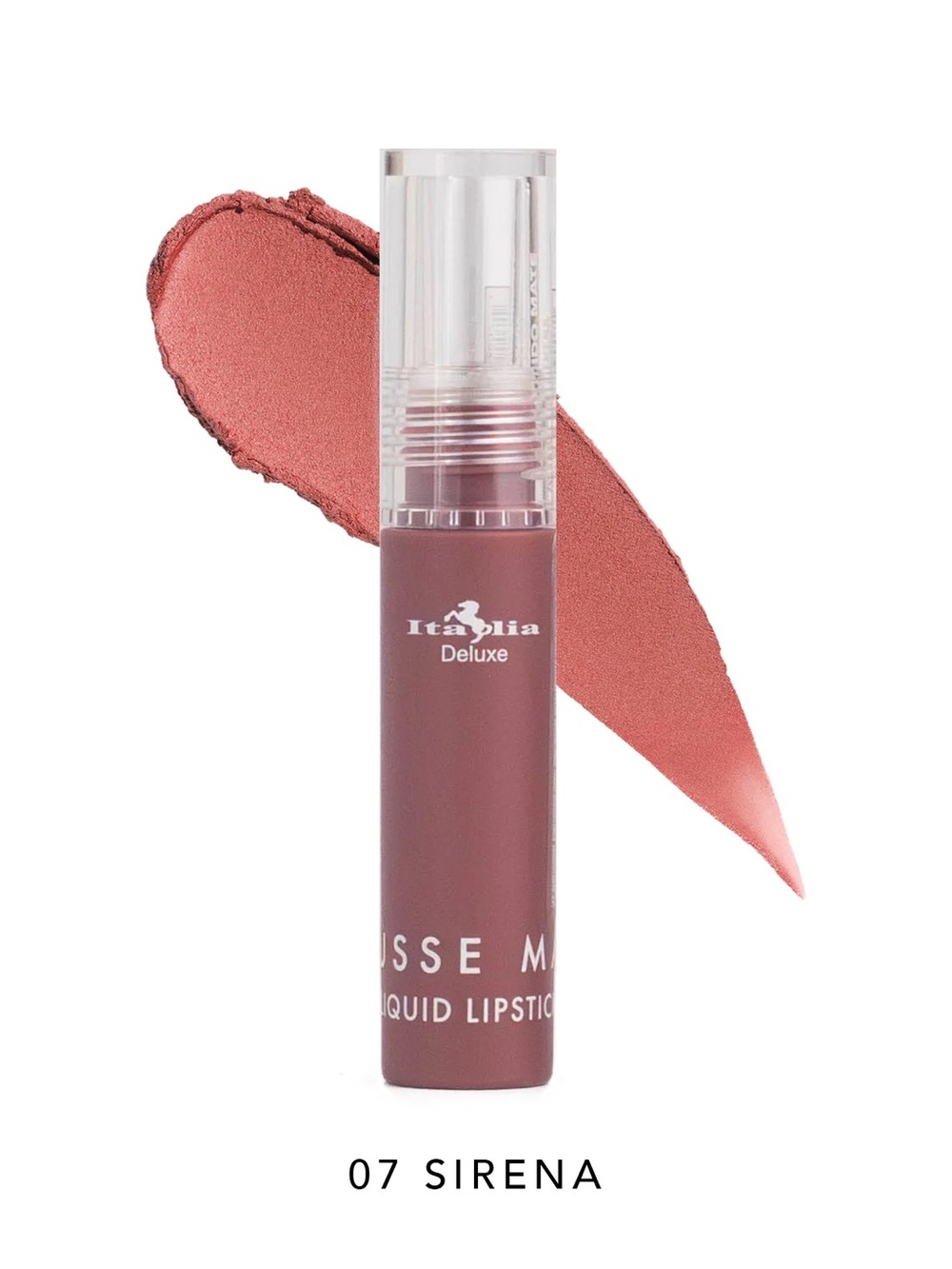 Italia Deluxe Mousse Matte Liquid Lipstick - 07 Sirena, NEW